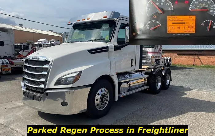 parked regen freightliner